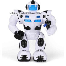 Mini músico fresco hombre batería robot niños bebé plástico juguete